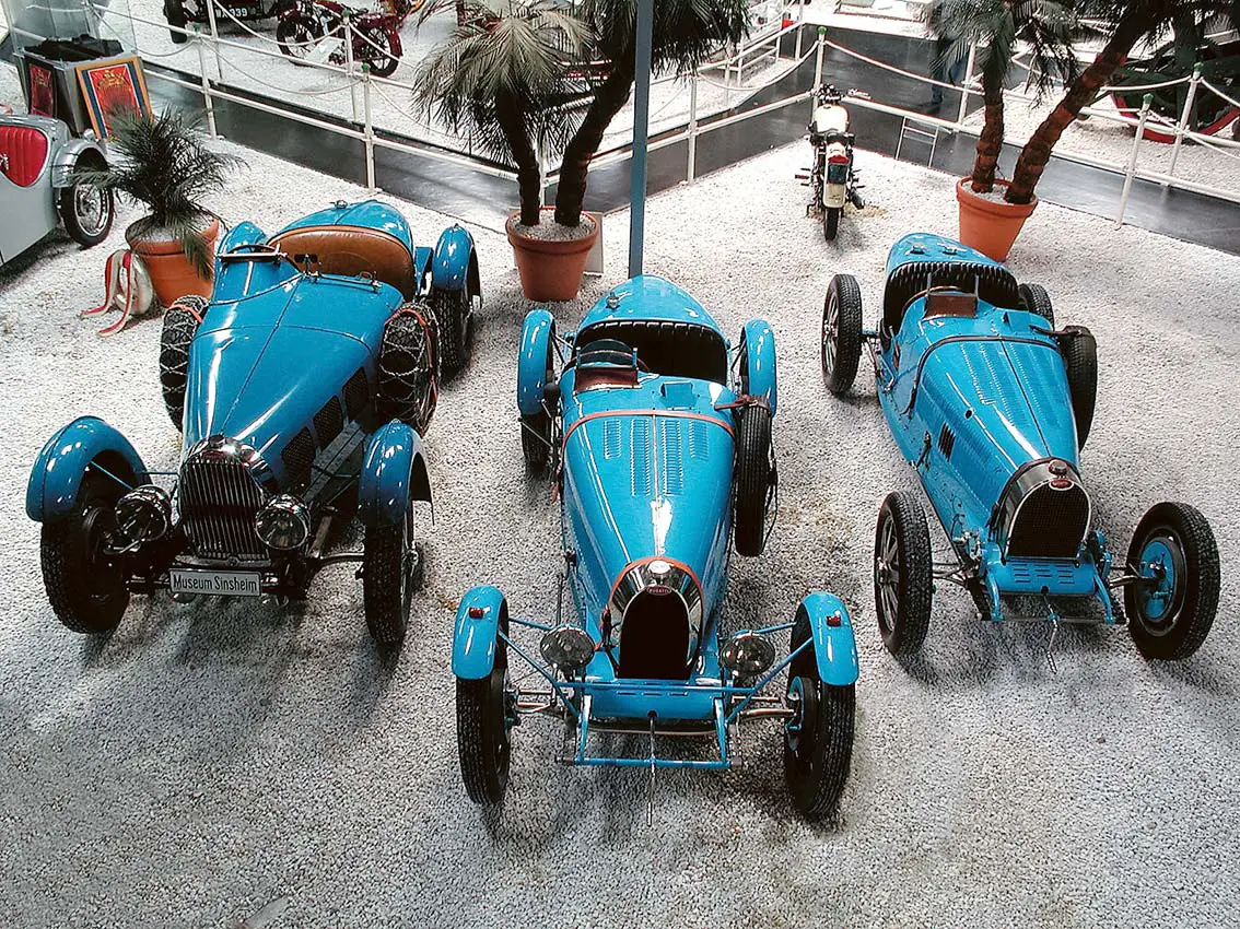 Bugattis at Sinsheim Technik Museum