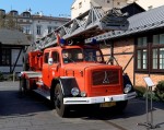 Fire Truck display at MUSEUM OF MUNICIPAL ENGINEERING IN KRAKOW
