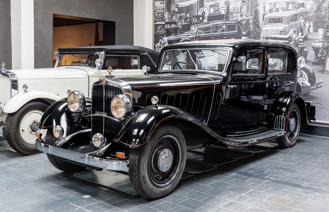 Maybach DS 8 Zeppelin Pullman-Limousine, 1930, Coachbuilder | Karosserie Spohn: Maybach Car Museum | Automuseum, Neumarkt; Transportmuseums.com [2018]