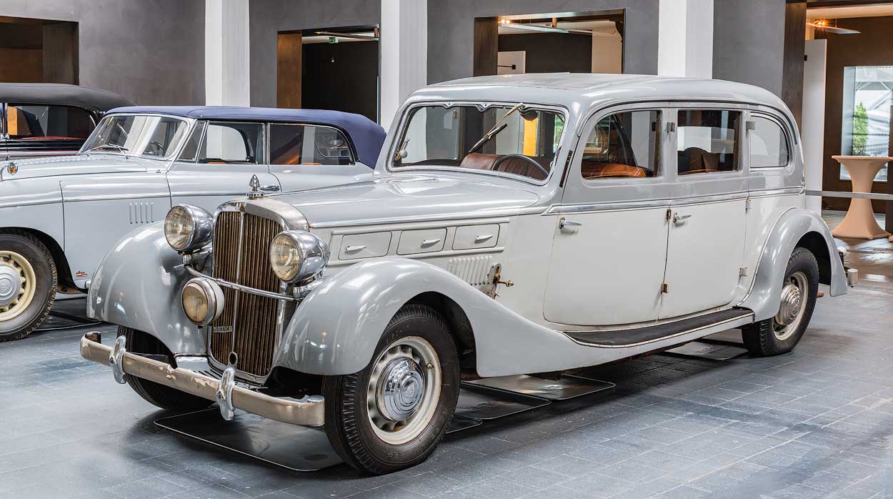 Maybach SW 38 Pullman-Limousine, 1938, Coachbuilder: Spohn: Maybach Car Museum | Museum für historische Maybach-Fahrzeuge, Neumarkt, Germany [2018]