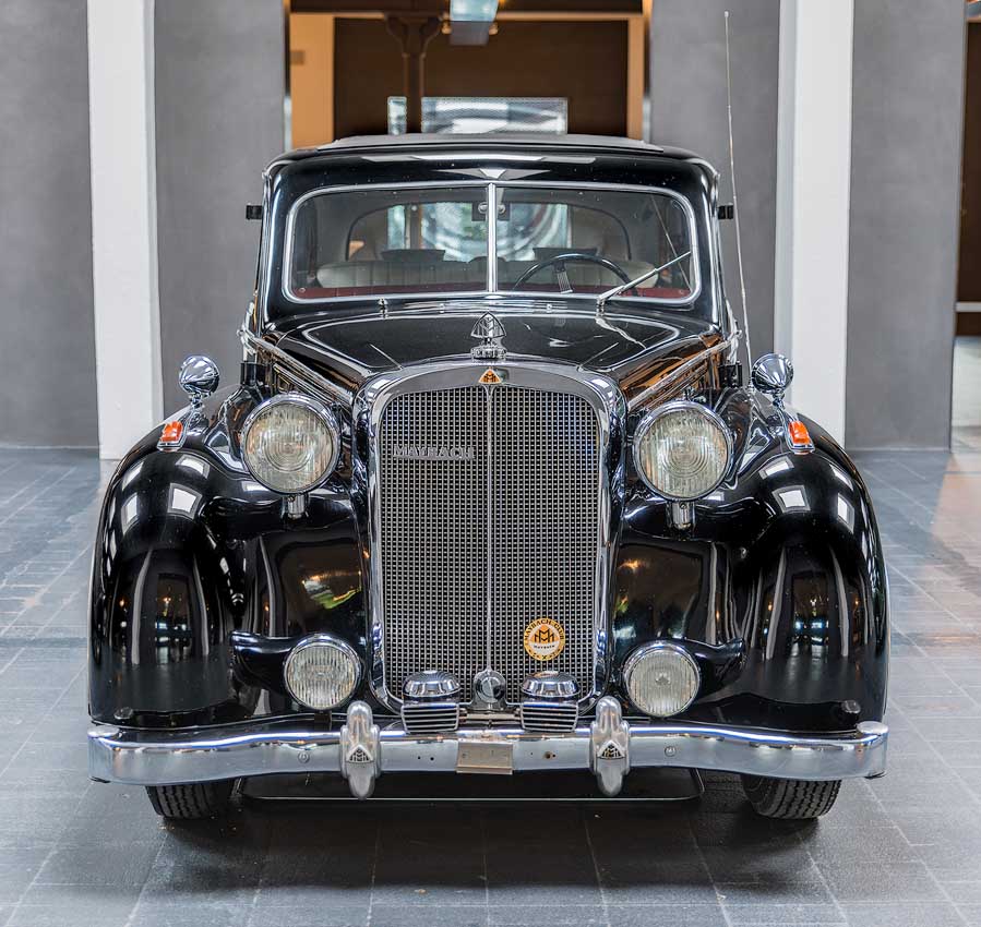 Maybach SW 38 Pullman-Limousine, 1939/1950, Coachbuilder Spohn: Maybach Car Museum | Museum für historische Maybach-Fahrzeuge, Neumarkt, Germany [2018]