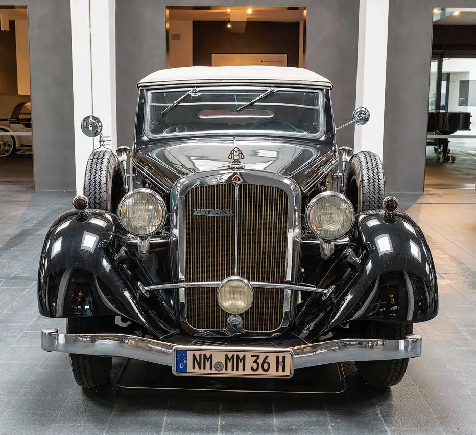 Maybach SW 38 Sport-Cabriolet, 1937, Coachbuilder Spohn, Ravensburg: Maybach Car Museum | Museum für historische Maybach-Fahrzeuge, Neumarkt, Germany [2018]