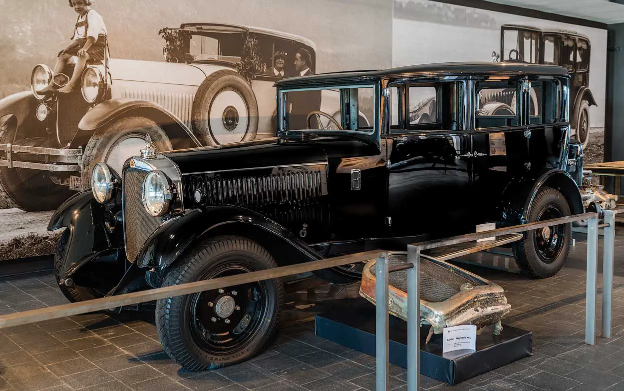 Maybach W 5 SG Pullman-Limousine (Wagen 5), 1926, Coachbuilder Papler?: Maybach Car Museum | Museum für historische Maybach-Fahrzeuge, Neumarkt, Germany [2018]