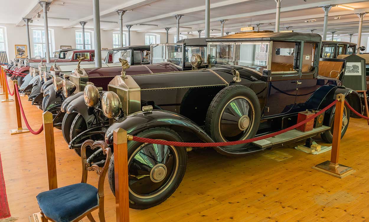 Rolls-Royce New Phantom, Three quarter Coupé, 1926, Coachbuilder Barker & Co, UK: Rolls-Royce Automobilmuseum Vonier, Dornbirn, Austria | Österreich [2018]