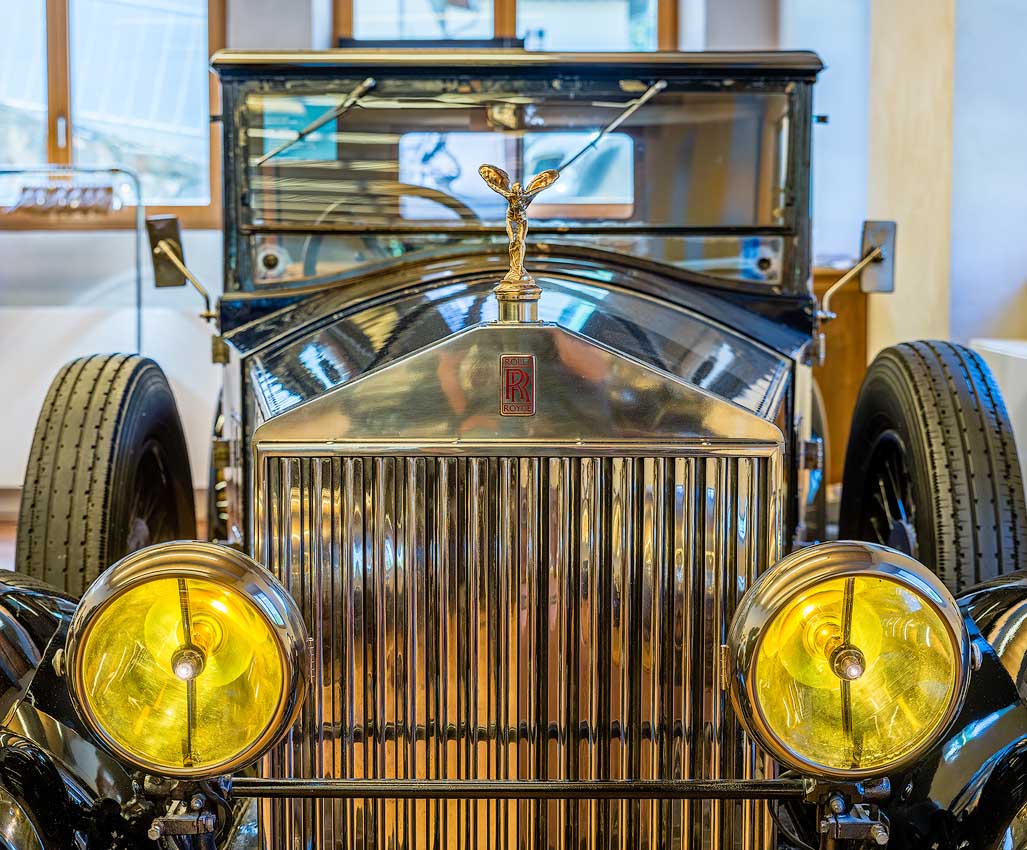 Rolls-Royce Phantom I Fixed Head Coupé FHC, 1928, Coachbuilder Barker & Co: Rolls-Royce Museum "the World's Finest", Dornbirn, Gütle, Austria | Österreich [2018]