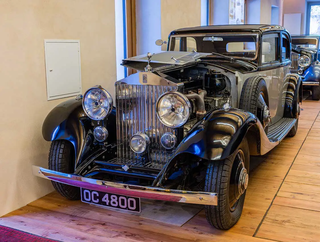 Rolls-Royce Phantom II Sport Saloon, 1933, Coachbuilder Park Ward & Co, London, UK: Rolls-Royce Museum "the World's Finest", Dornbirn, Austria | Österreich [2018]