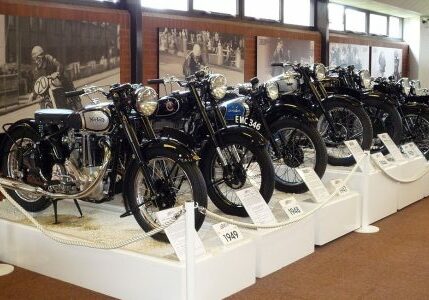 Display of Motorcycles at the National Motorcycle Museum UK - Car Air Bike Museums, Automotive, Aviation, and Motorbike Museums around the World!